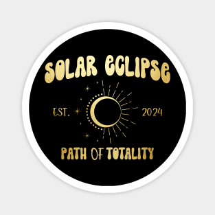 Total Solar Eclipse Path of Totality Countdown April 8th 2024 Magnet